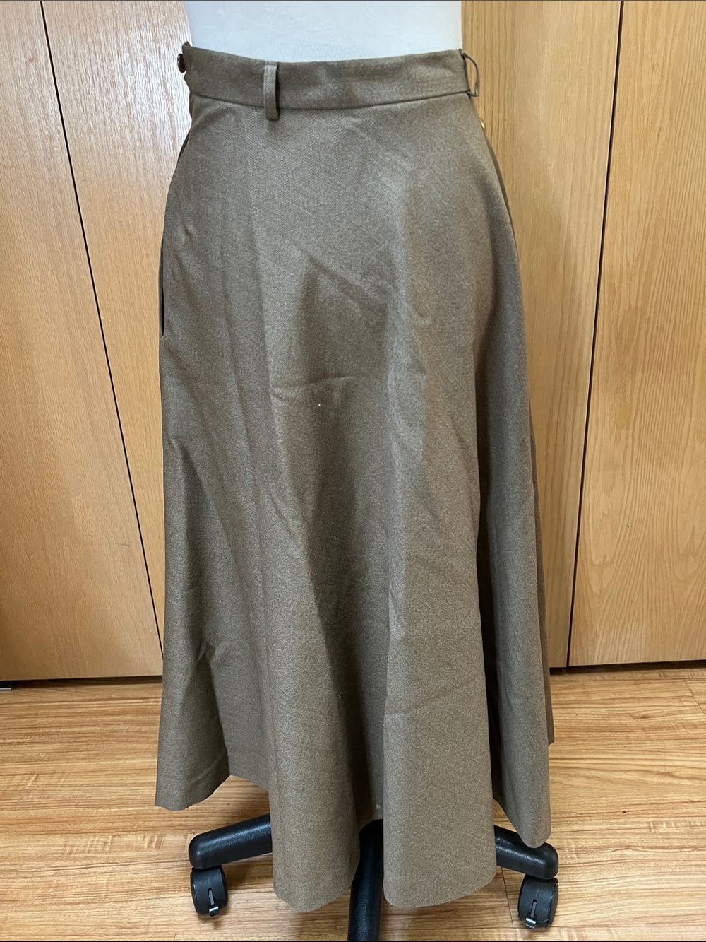 Vintage Ralph Lauren Wool Maxi Skirt Size 8 - Picture 4 of 8